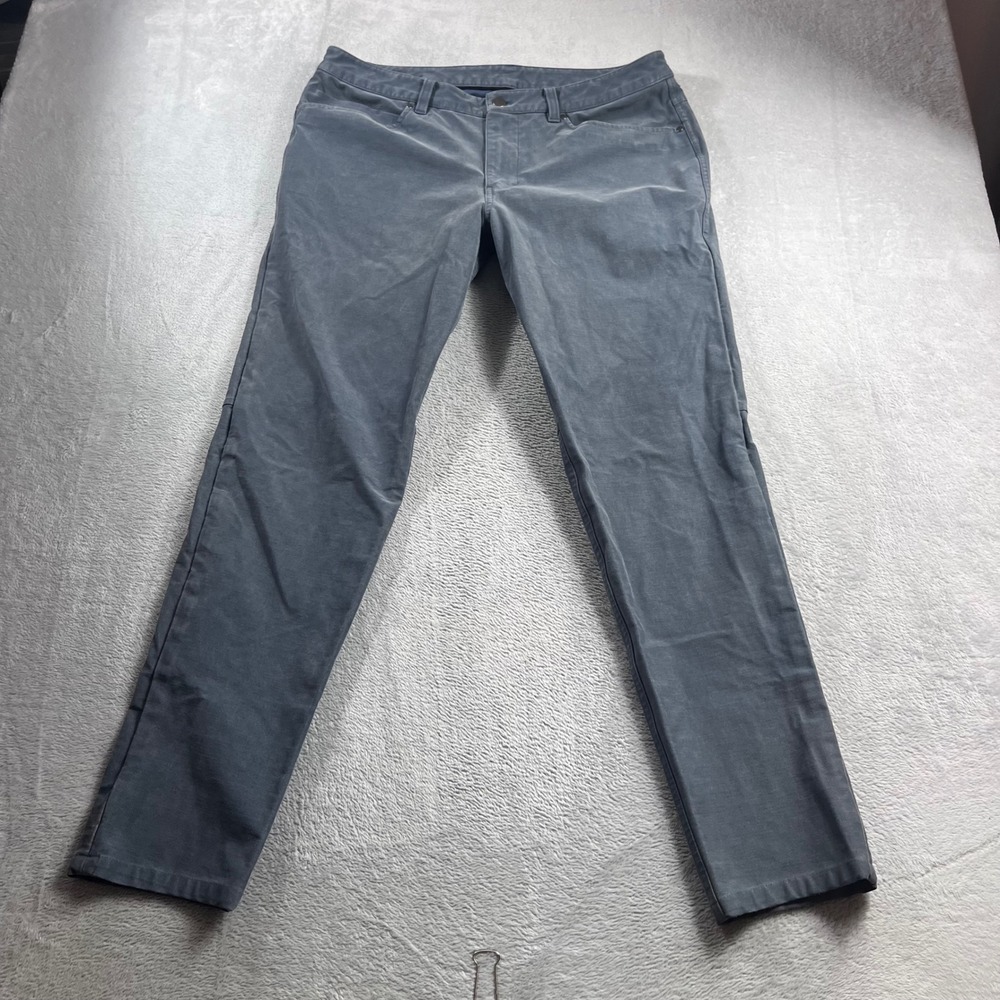 Lululemon Utilitech Pant Slim Blue Gray Mens Size 34 Technical Chino Pants